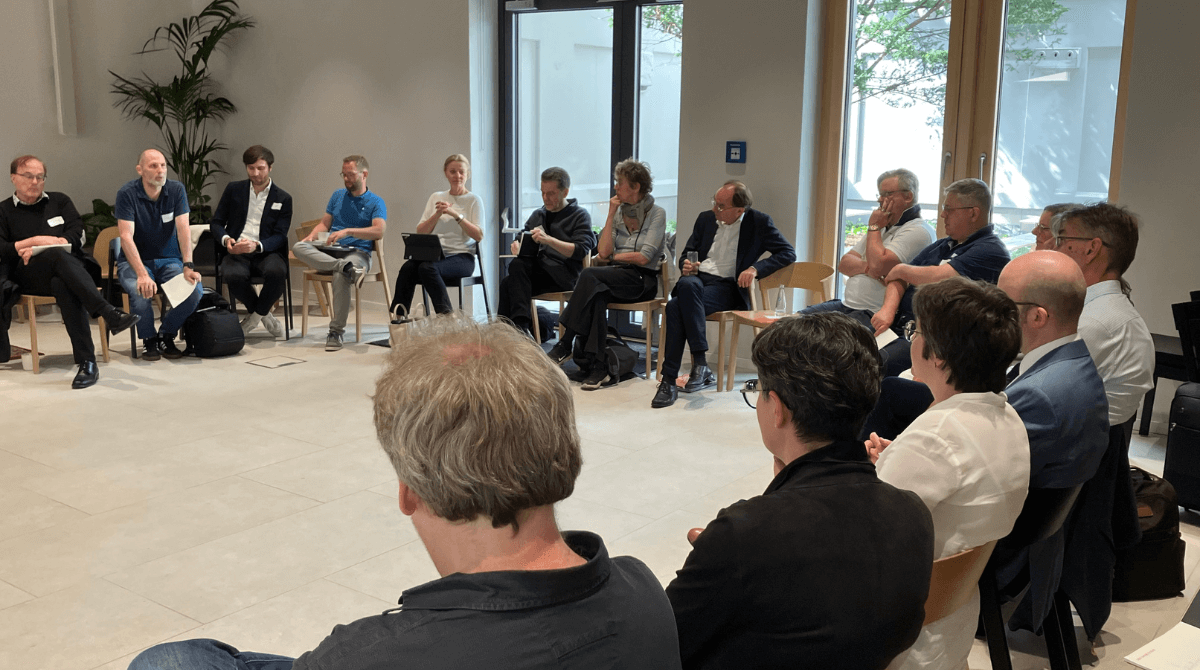 Gruppenfoto von Musikern im Rahmen des WorkShops zur Reform der Kulturförderung