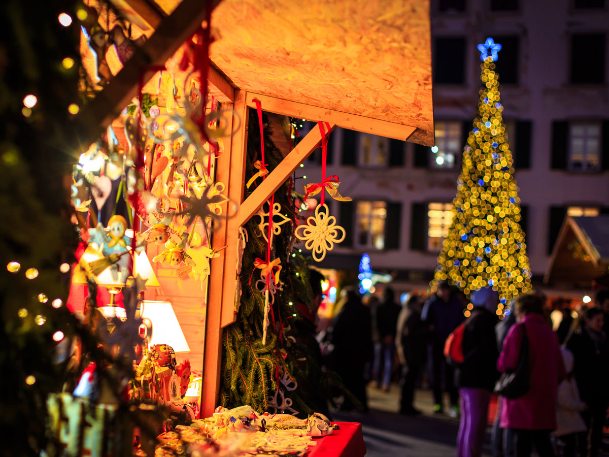 Weihnachtsmarkt Verkaufsstand