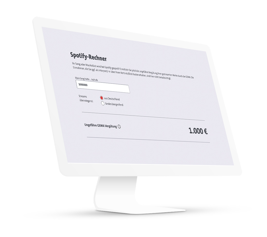 Desktop on which the Spotify computer can be seen