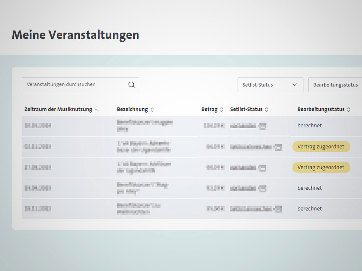 Das GEMA Onlineportal für ehrenamtliche Vereine
