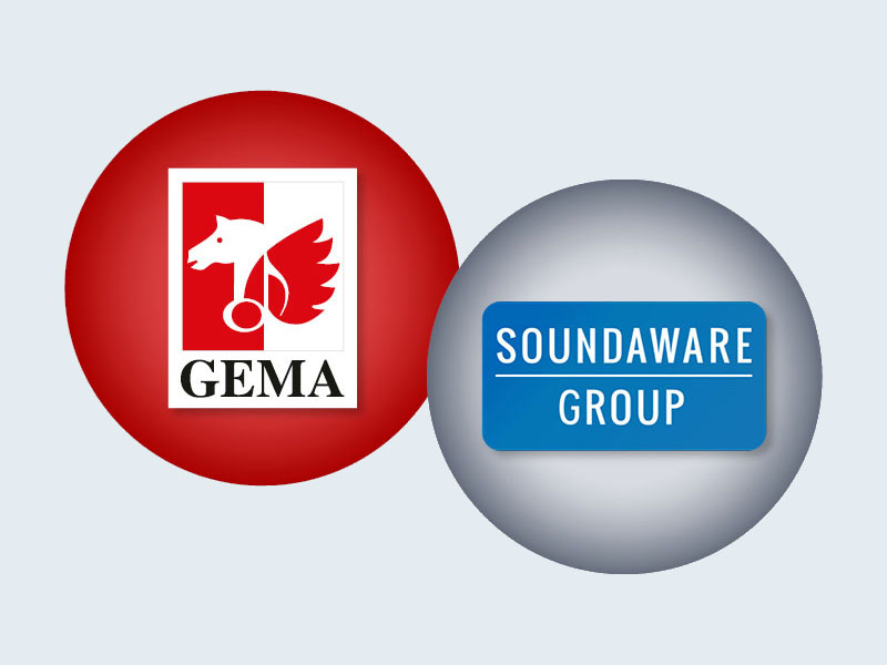 Required image descriptionLogos of GEMA and SoundAware Group