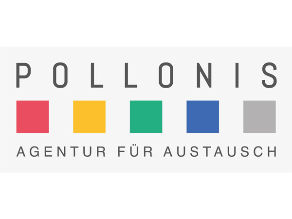 Das Logo der Pollonis  Agentur für Austausch.