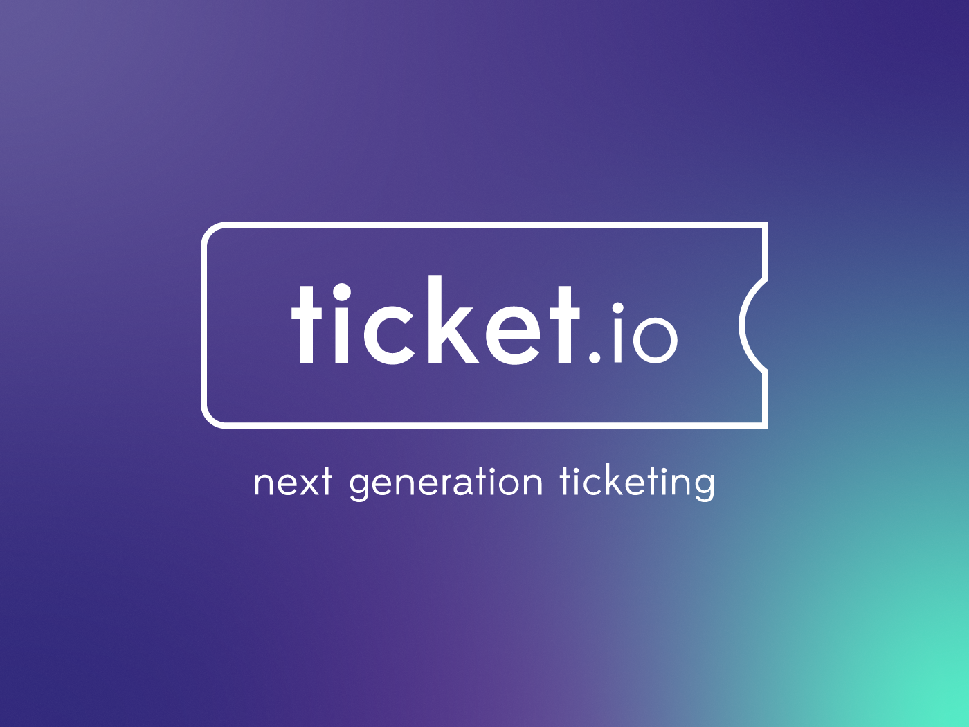 Das Logo der ticket.io next generation ticketing.